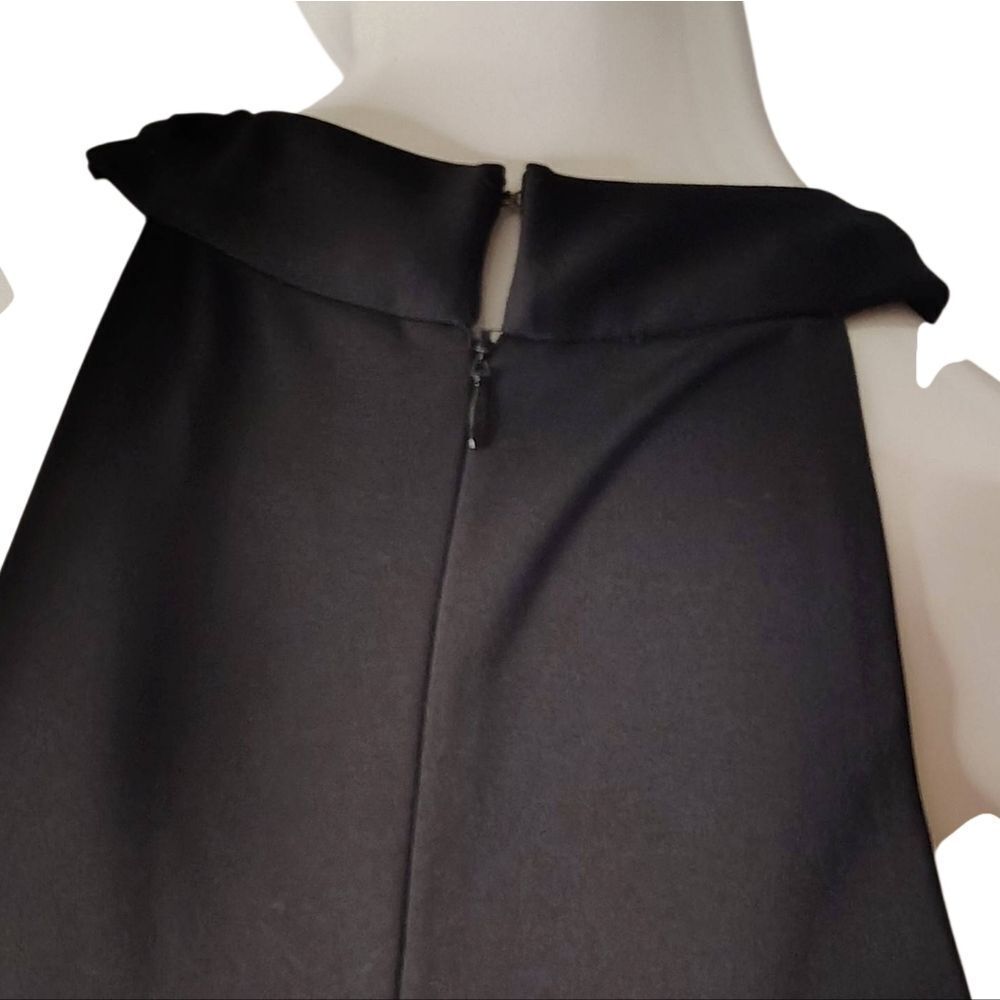 Le Chateau Black Halter Mini Dress with Gold Neck Chain Sx Xsmall Holiday Party - Picture 15 of 16